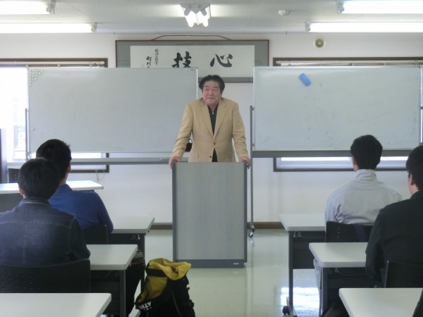 校長先生からも激励の言葉をいただきました。