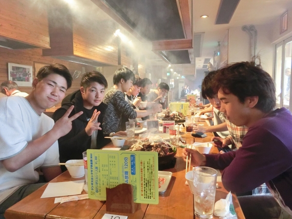 美味しいジンギスカンを食べました。